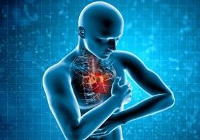 Schmerzen zwischen den Schulterblättern, die zur Seite ausstrahlen